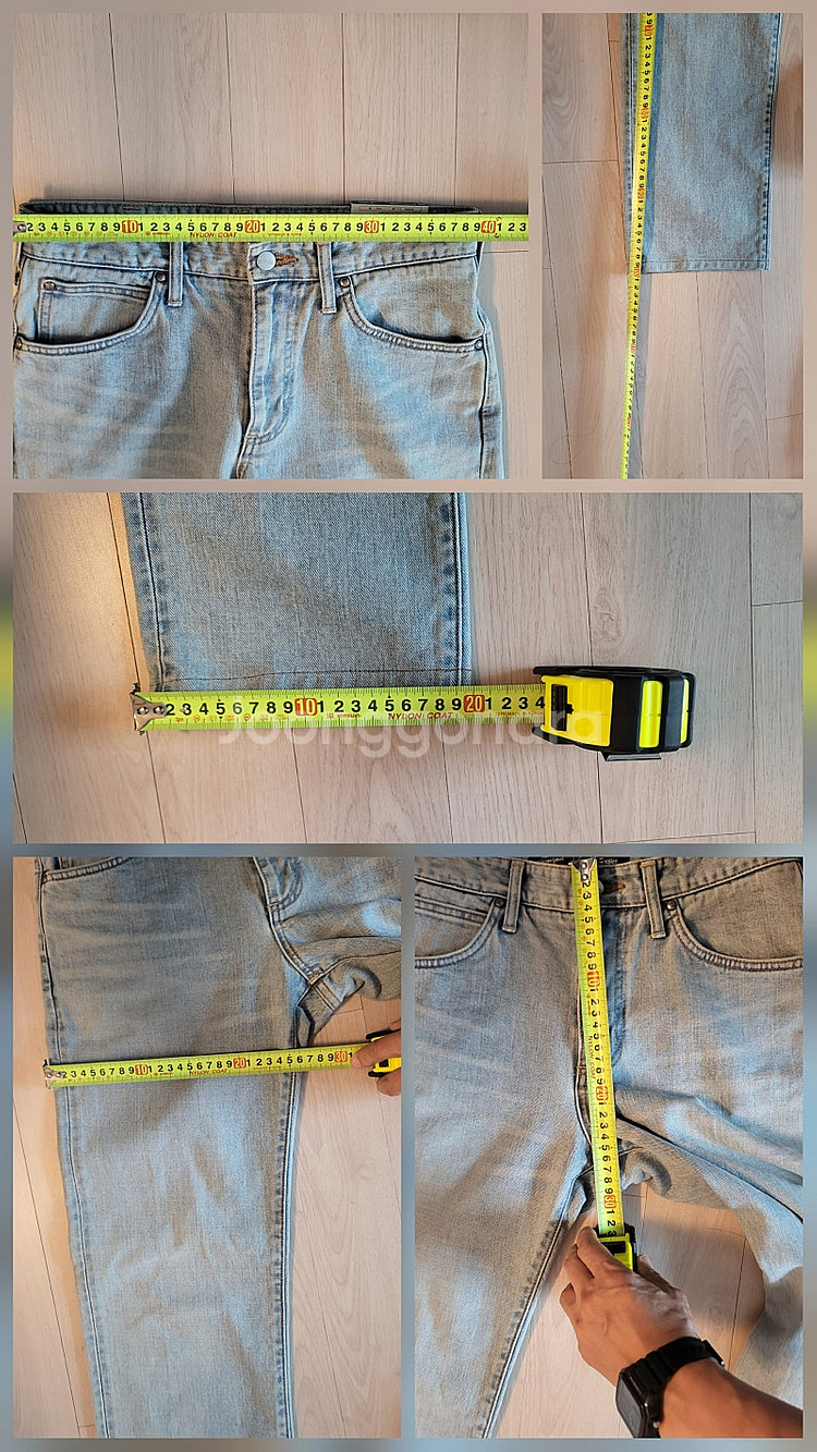 WRANGLER 일본 랭글러 레귤러 핏 연청 청바지 3...--9