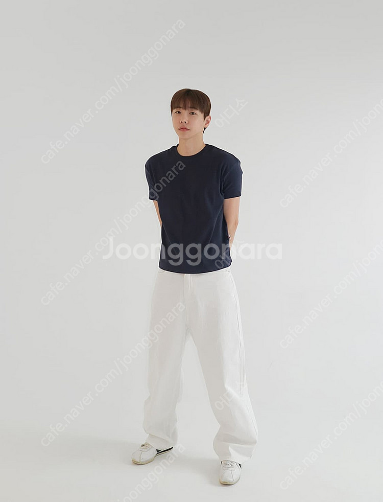 호아이보 와이드 데님 팬츠 화이트--0