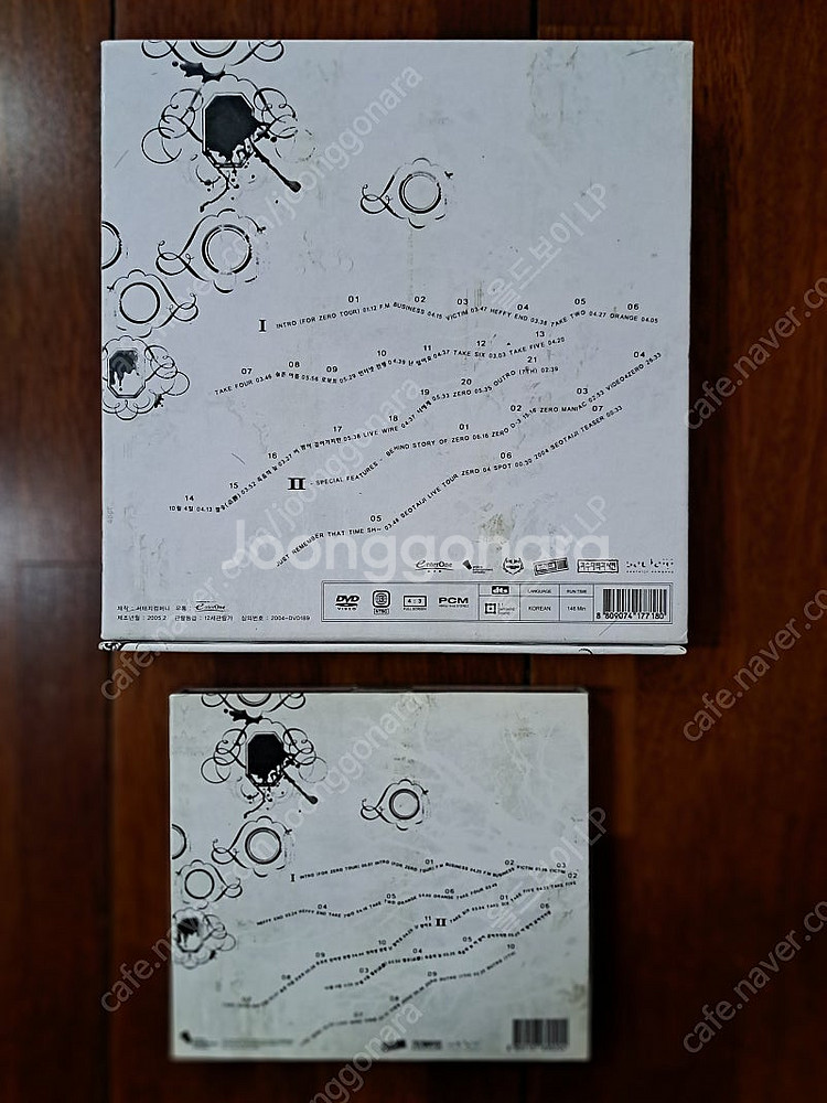 서태지 라이브 투어 제로 04 화보집+포스터+디지팩 한정판 DVD + 2CD--2