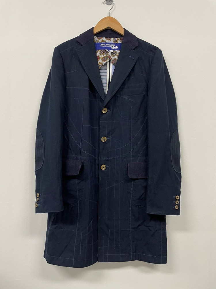 95~100,31인치)꼼데가르송 준야와타나베 린넨 코트, 돌체앤가바나 산양 가죽 스웨이드 배색 청바지 판매합니다. 이미지