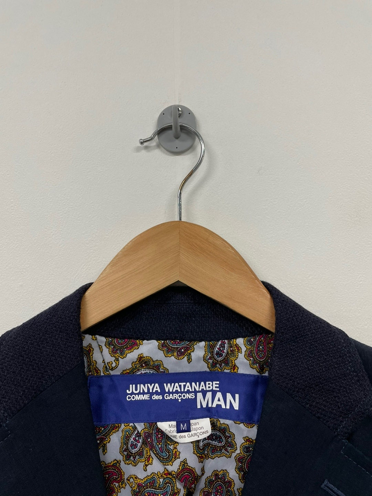 95~100,31인치)꼼데가르송 준야와타나베 린넨 코트, 돌체앤가바나 산양 가죽 스웨이드 배색 청바지 판매합니다. 이미지