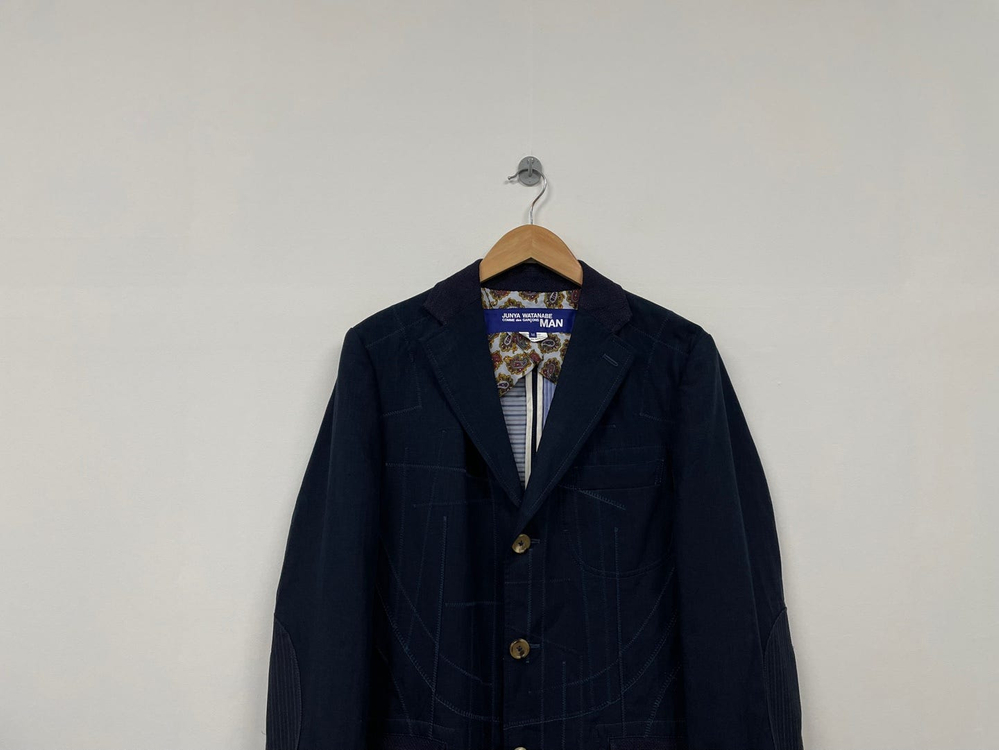 95~100,31인치)꼼데가르송 준야와타나베 린넨 코트, 돌체앤가바나 산양 가죽 스웨이드 배색 청바지 판매합니다. 이미지