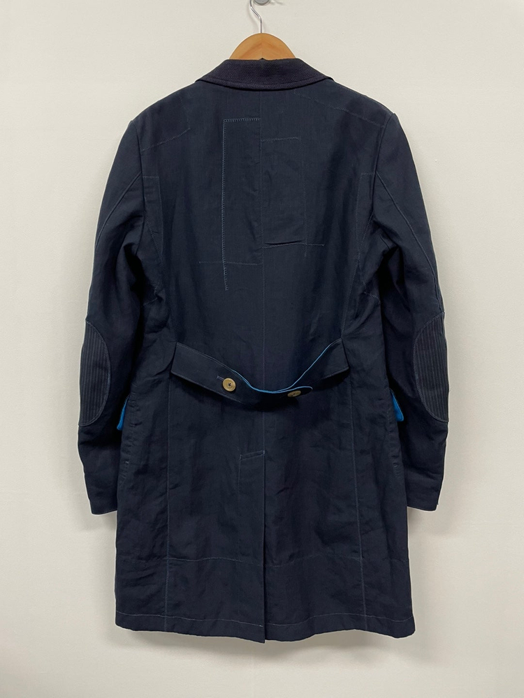 95~100,31인치)꼼데가르송 준야와타나베 린넨 코트, 돌체앤가바나 산양 가죽 스웨이드 배색 청바지 판매합니다. 이미지