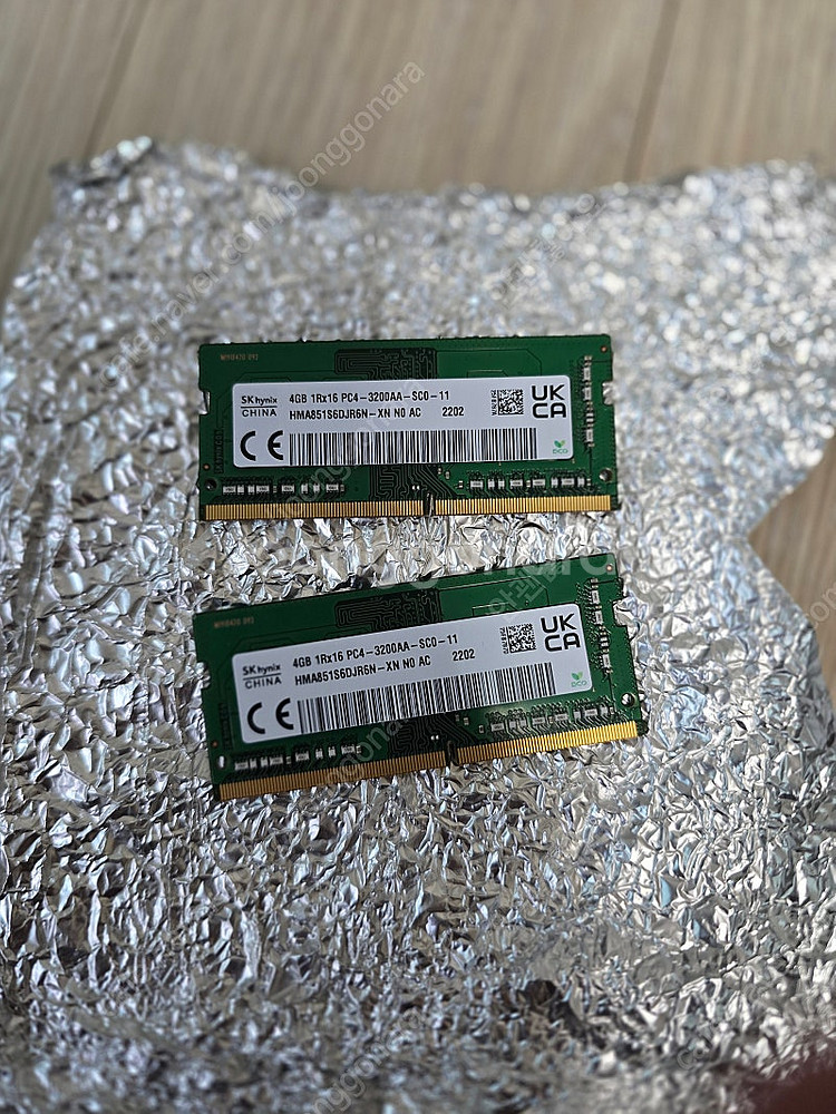노트북용 sk하이닉스 ddr4 4g ram--0