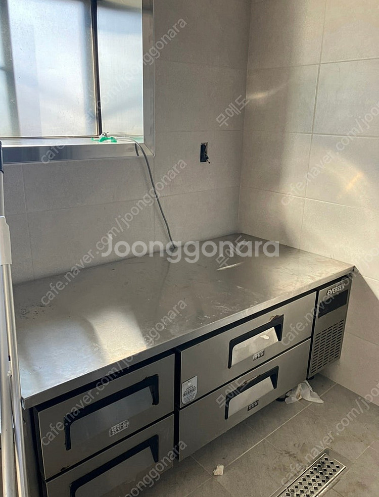 에버젠 1500 업소용 낮은 서랍 냉장고--0