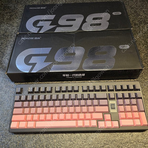 기계식 키보드 mchose g98 오렌지축