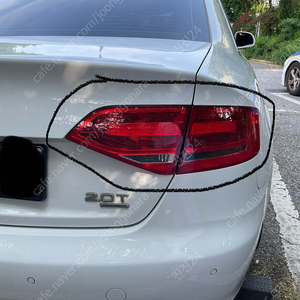 아우디 A4 B8 후미등(테일램프, 데루등)