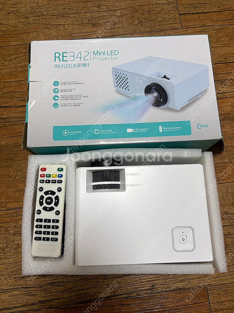 coms 빔프로젝터 re342 미니빔--0