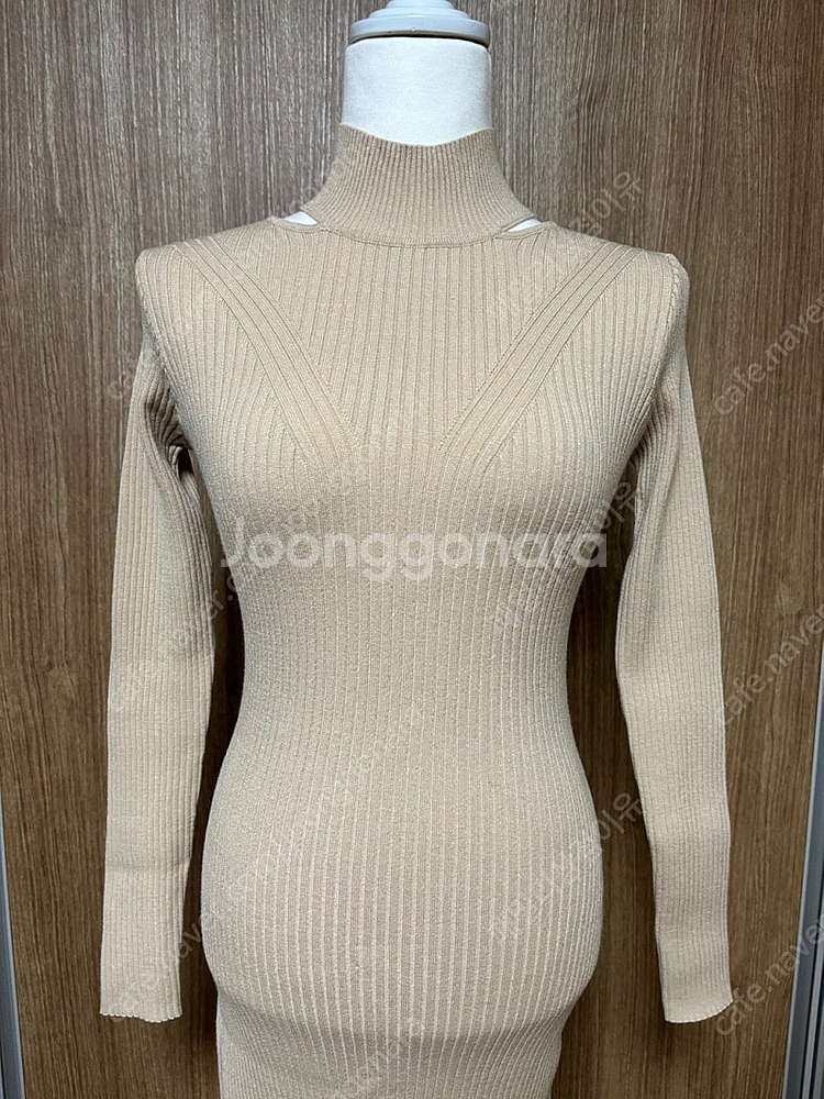 하트룸 밀러 미디 원피스 (브라운) - 미착용 새상품--5