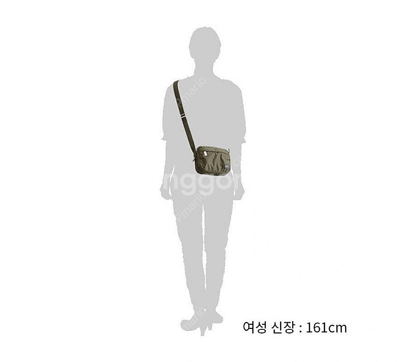 요시다포터 프레임 숄더백 네이비--4