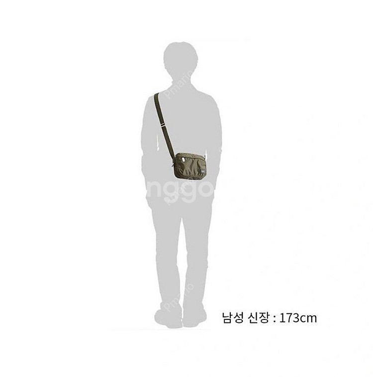 요시다포터 프레임 숄더백 네이비--5
