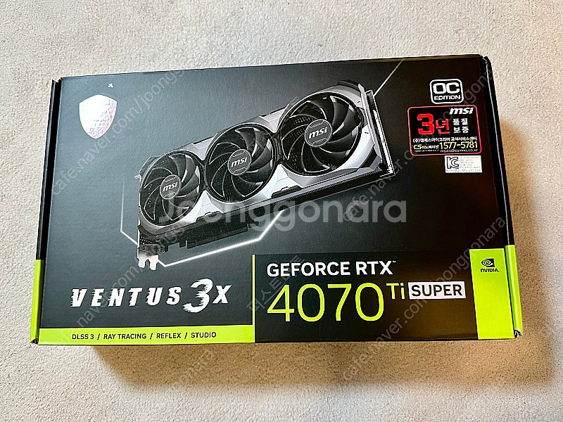 MSI RTX 4070 Ti SUPER VENTUS 3...--0