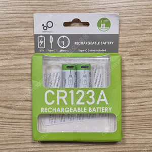 필름카메라 배터리 CR123A USB-C충전지 2개