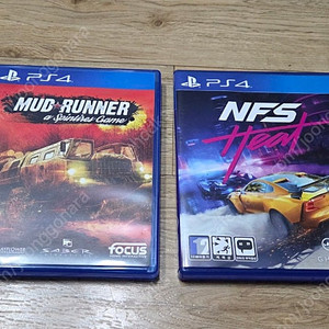 PS4 머드러너, NFS Heat 게임 판매