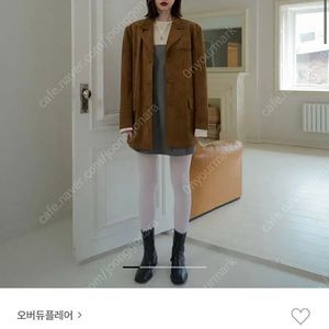 오버듀플레어 스웨이드 자켓