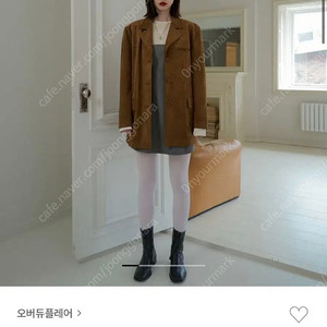오버듀플레어 스웨이드 자켓
