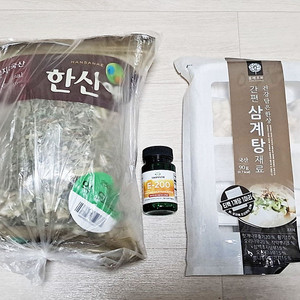 ［5천원］국산 익모초220g+삼계탕티백재료