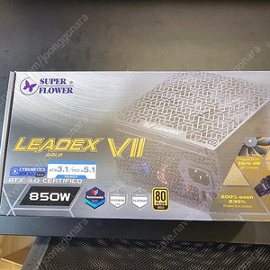 대전)슈퍼플라워 LEADEX VII 850W ATX3.1 풀모듈러 파워 판매합니다