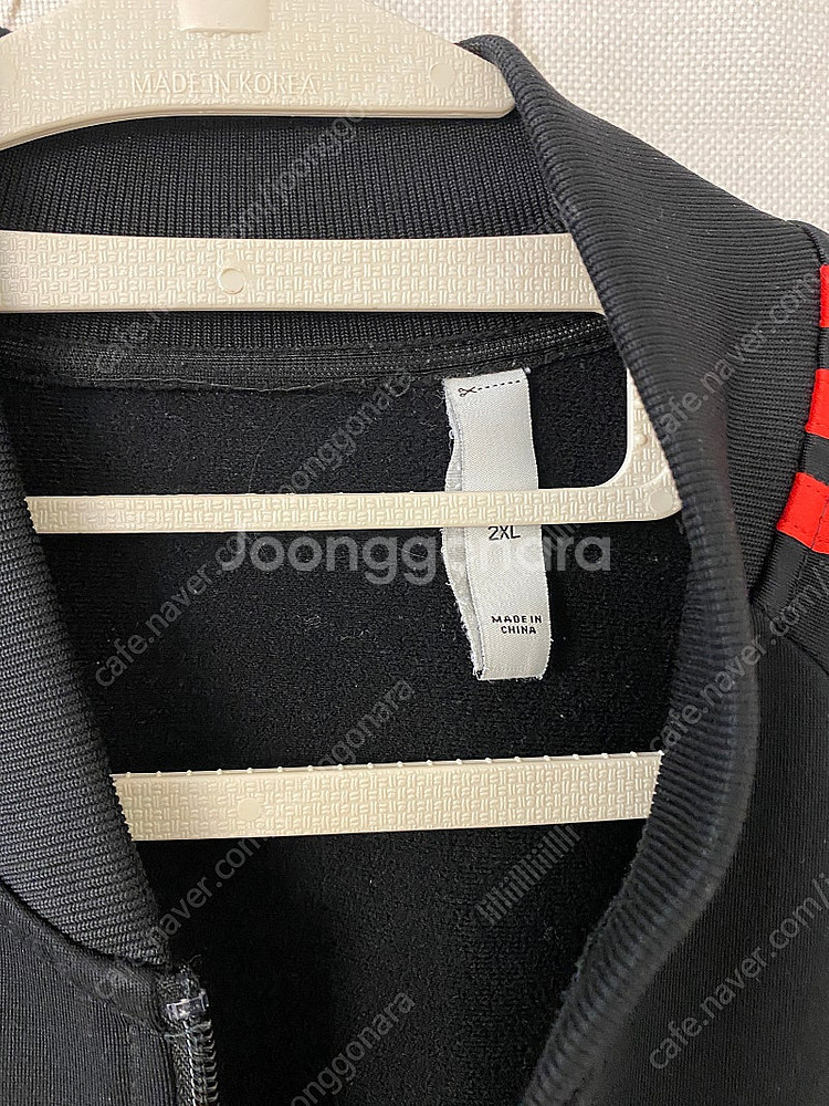 2XL)아디다스 파이어버드 검빨 희귀 져지_우주매물--1