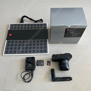 라이카Q Leica Q + 정품세로그립 풀박스(라이카정품 쇼핑백포함) 중고 판매