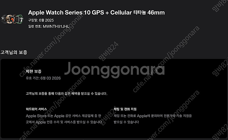 [APPLE] 애플워치10 46mm GPS+셀룰러 티타...--6