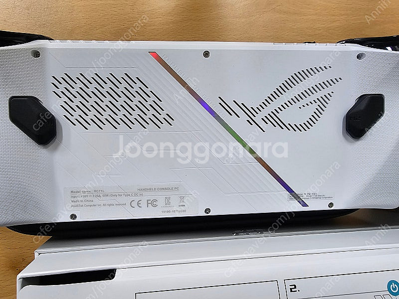 Rog ally 로갈리 백갈리 512gb + 케이스 +...--1