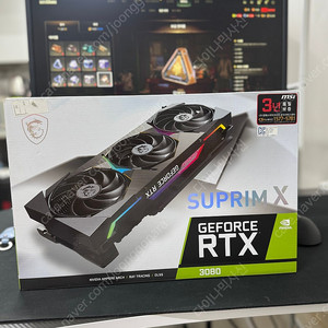 msi rtx3080 슈프림 x 그래픽카드 판매