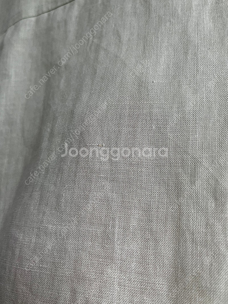마레 린넨 셔츠 (라임색)--8