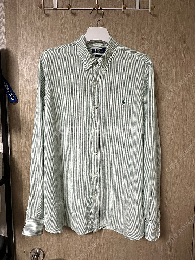 폴로/25ss 스트라이프 린넨 셔츠/XL--0