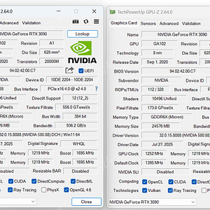 이엠텍 RTX 3090 블러워팬 2장 팝니다