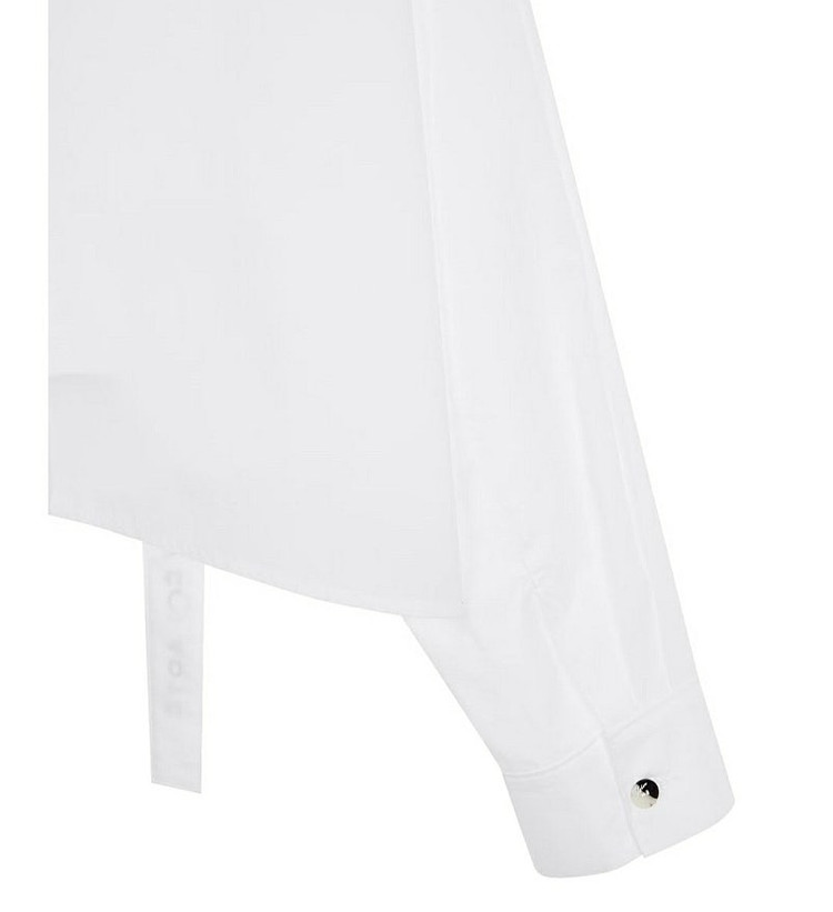 [새상품]보브(VOV) 로고 스트랩 코튼 블라우스 가격인하--4