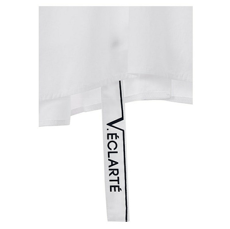 [새상품]보브(VOV) 로고 스트랩 코튼 블라우스 가격인하--5