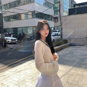 르플레인 벨 키드모헤어 가디건