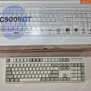 레오폴드 fc900rbt 화이트투톤 저소음적축 키보드