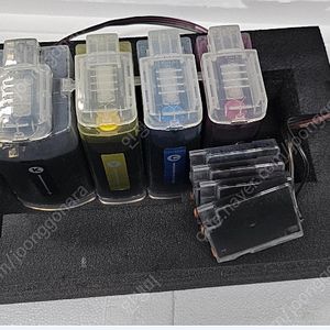 HP 8710 8210 3560 무한 프린터 카트리지 + 공급기