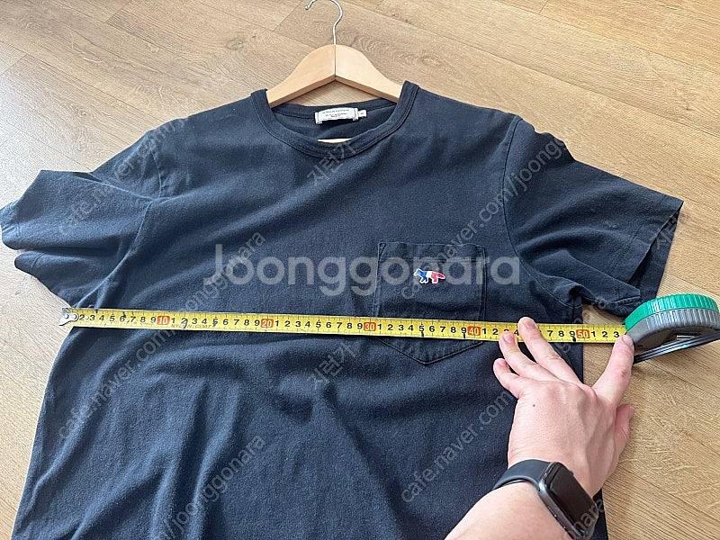 메종키츠네 폭스헤드/트리컬러 반팔 (2장)--0