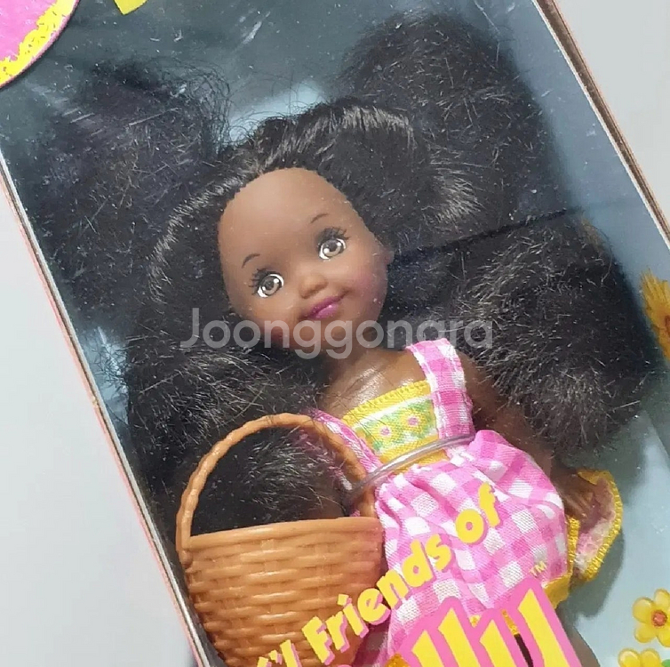 빈티지 바비 켈리 인형 (바구니디드레 생파디드레 스토리...--1