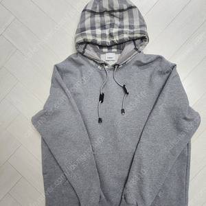 버버리 남성 체크 후디 L (정품)