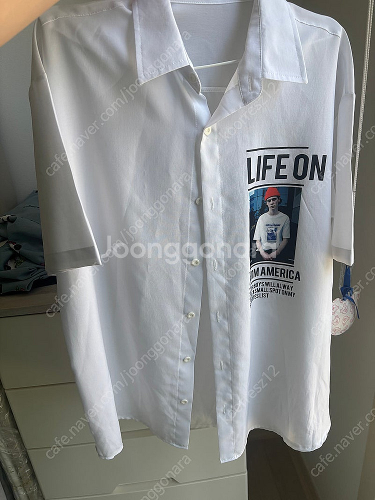 빈티지 남성반팔셔츠--0
