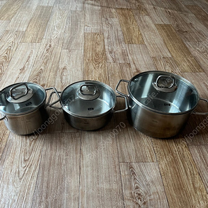 휘슬러 정품 스텐 냄비 3종 일괄