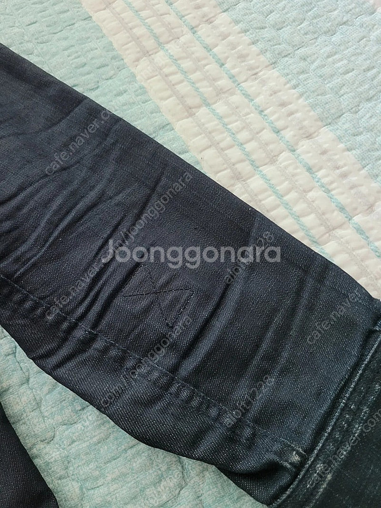 지스타로우 Gstarraw. 에센셜 블랙코팅 데님셔츠....--6