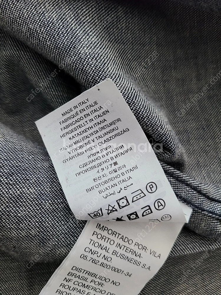 지스타로우 Gstarraw. 에센셜 블랙코팅 데님셔츠....--9