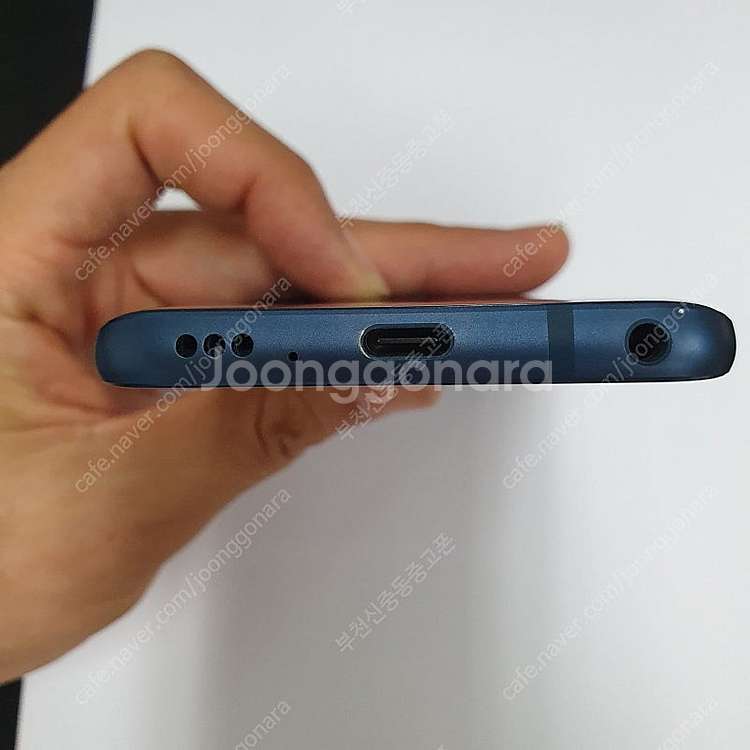 192759 LG Q7+ SK블루64기가 무잔상 액정깔...--3
