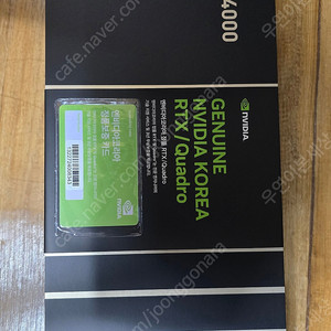 NVIDIA Quadro RTX A4000 D6 16GB AI 딥러닝 엔비디아 정품 (미개봉신품)