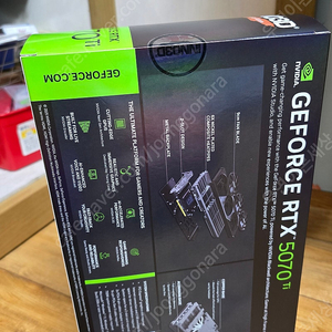 미개봉 INNO3D지포스 RTX 5070 Ti OC D7 16GB X3