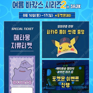 8/16 토 롯데vs삼성 3루 외야석 4연석 판매