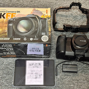 블랙매직 BMCC 6K FF 풀프레임 풀박스 팝니다, (스몰리그 케이지 등)