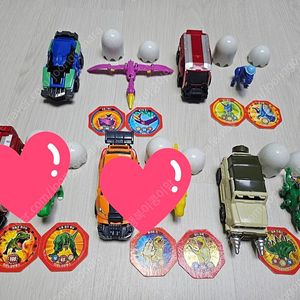 공룡메카드 ㅡ 타이니소어 알 카드 캡쳐카 세트