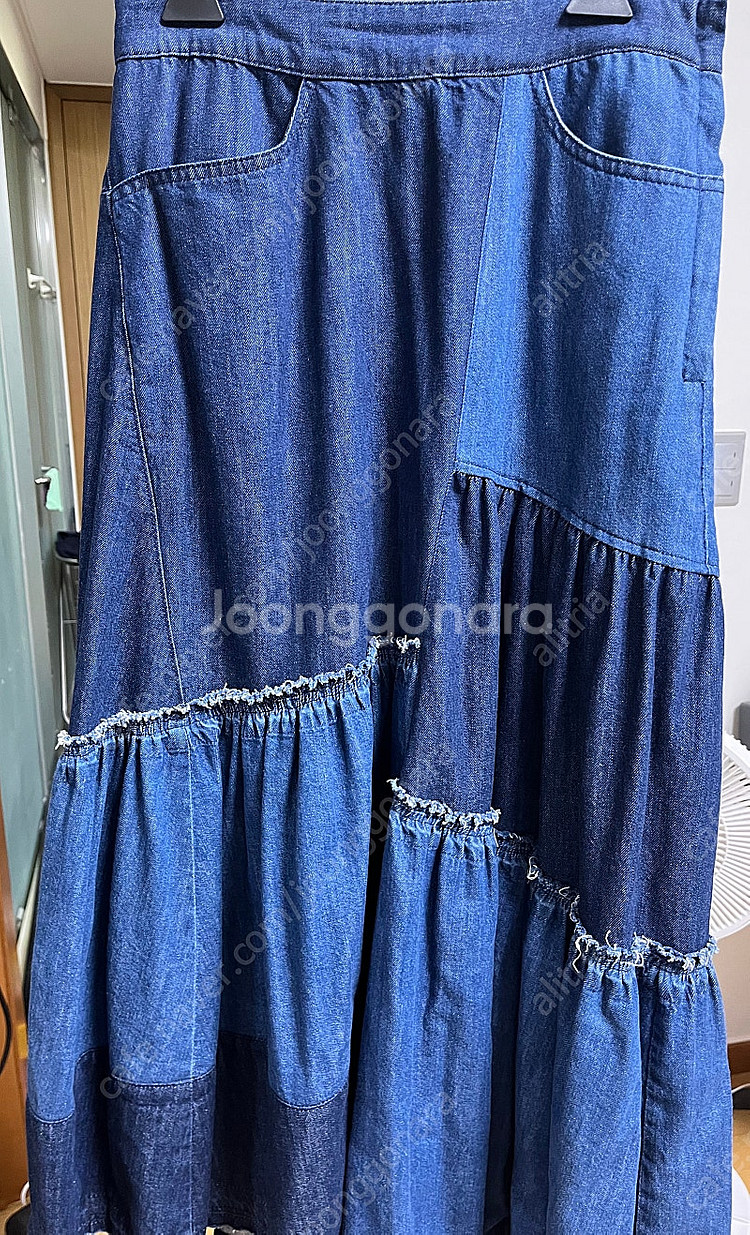 마인 데님 스커트 가격내림--1