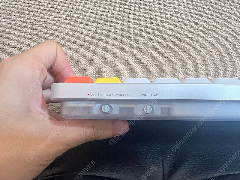 누피 에어75 V3 블러시축 + 호환가능 스위치--2